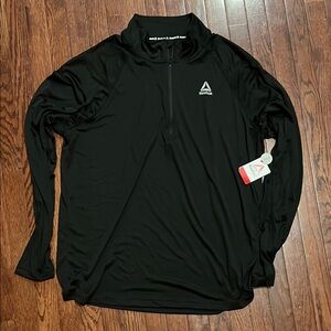Reebok Men's Black Quarter Zip